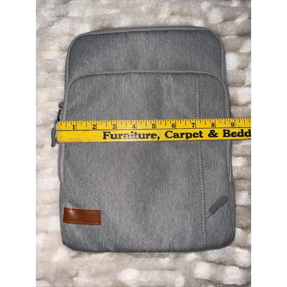 MoKo 9-11 Inch Tablet Sleeve Bag Carrying Case Fits Space Gray Multiple Pockets